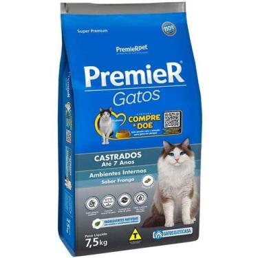 Imagem de Ração Premier Amb Inter Gato ad Cast Até 7 Anos Frango 7,5kg - PREMIER