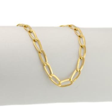 Imagem de Pulseira Masculina Ouro 18k 750 Laço 3.7 21 Cm Certificado G - JOIE JO