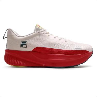 Imagem de Tênis Fila Aero Skyfoam Masculino, Bege, Vermelho, 41