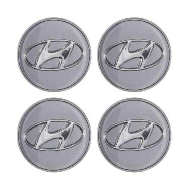 Imagem de Kit Calota Centro Roda Original Hyundai Creta Elantra Sonata - GFM, PR