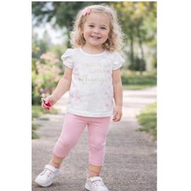 Imagem de 3 Peças Conjunto Infantil Menina 1 ano - TUNTURI