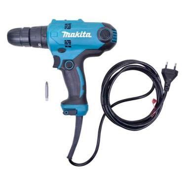 Imagem de Parafusadeira e Furadeira de Impacto Makita HP0300 Elétrica, 220V