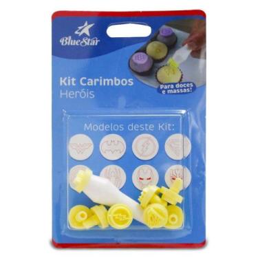 Imagem de Kit Carimbos Heróis Blue Star - 8 Carimbos 411089