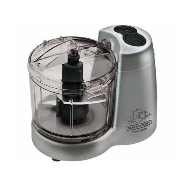 Imagem de Mini Processador com 2 Velocidades e Função Pulsar Prata 220V - Black&