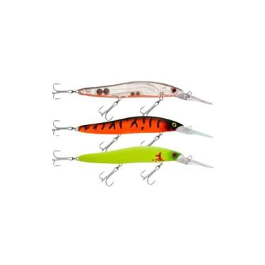 Imagem de Kit Isca Artificial Lori Mais 110 3 Garatéias 11cm 17g Ação Fundo 3UN,