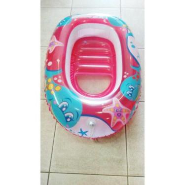 Imagem de Boia Infantil Inflável Para Piscina Bote De Baleinhas - Bel Fix