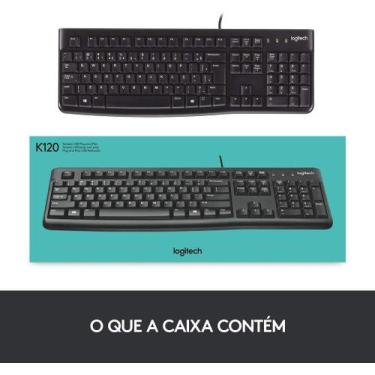 Imagem de teclado logitech k120