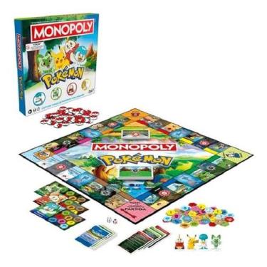 Imagem de Jogo de tabuleiro monopoly pokémon edição treinador hasbro g0716