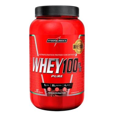 Imagem de Whey Protein Concentrado Integralmédica 100% Pure - 907g, Chocolate