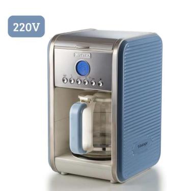 Imagem de Cafeteira Elétrica Azul Ariete Vintage Programável com Filtro Voltagem