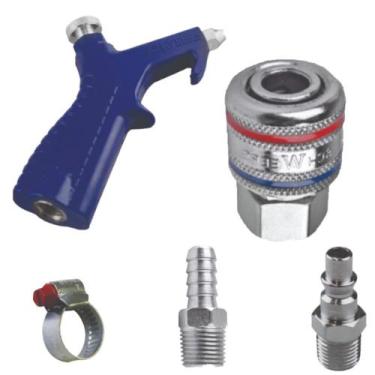 Imagem de Kit Assoprador Bico Limpeza Engate Rápido Espigão Pino