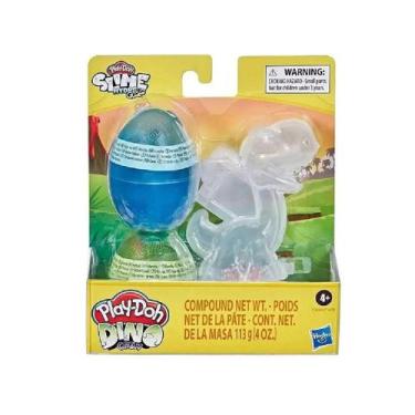 Imagem de Play Doh Slime Hidro Glitz Dino Bones Eggs Braquiossauro  Hasbro