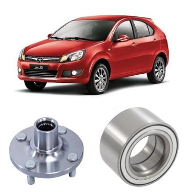 Imagem de Rolamento e Cubo de Roda Dianteira JAC J3 2010 até 2016 - AD Parts