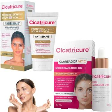 Imagem de Kit Cicatricure Protetor Solar FPS50 Antissinais Antimarcas