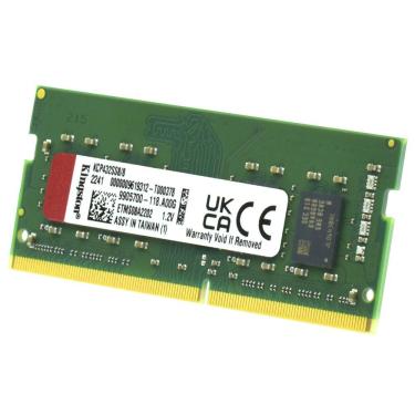 Imagem de Memória RAM para Notebook Kingston DDR4 8GB 3200MHz KCP432SS8-8 com Latência CAS CL22