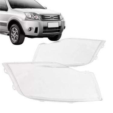 Imagem de Lente Farol Ecosport 2008 2009 2010 2011 2012 - Cn, Lado Direito - Pas