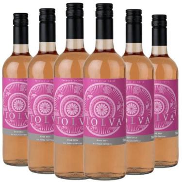 Imagem de Kit 6 Garrafas Vinho Tolva Merlot Rosé