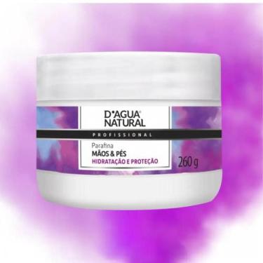 Imagem de Parafina Creme de mãos e pés D agua natural 300g