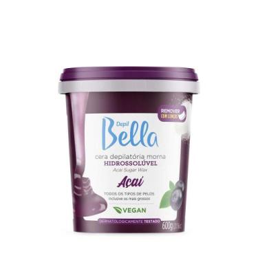 Imagem de Cera Quente Hidrossolúvel Açaí Depil Bella 600g