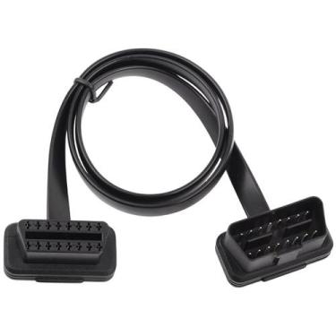 Imagem de Cabo Extensor OBD2 16 Pinos Macho Fêmea Diagnóstico - ACF