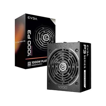 Imagem de EVGA Supernova 1000 P3, 80 Plus Platinum 1000W, totalmente modular, modo ecológico com ventilador FDB, inclui autotestador Power On, tamanho compacto de 180 mm, fonte de alimentação 220-P3-1000-X1