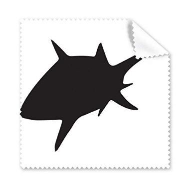 Imagem de Pano de limpeza de tela de telefone azul oceano preto tubarão biologia 5 peças