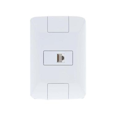 Imagem de Tomada Para Telefone Rj11 Aria Branco - Tramontina