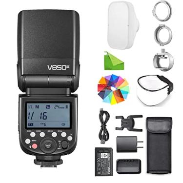 Imagem de Godox V850III Flash Camera Flash Speedlight com Difusor de Flash Godox ML-CS1625 450 Full Power Pops para câmeras DSLR com sapatas padrão para Canon, Nikon, Sony, Fuji, Panasonic, Olympus