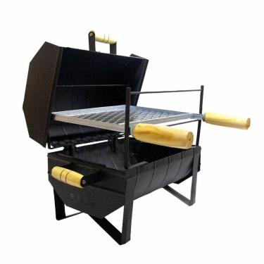 Imagem de Churrasqueira A Carvão Com Dupla Funcionalidade Também Bafo