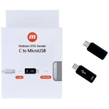 Imagem de Mobizen Gênero OTG - conector USB tipo C (fêmea) para micro USB (macho). Conecte o gravador estéreo Mobizen e seu dispositivo Android.