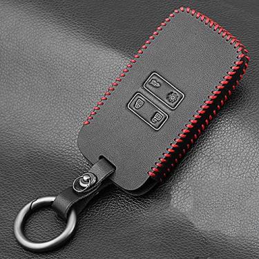 Imagem de YJADHU Porta-chave de couro capa de chave de carro, apto para Renault Kadjar Captur Clio Megane 2 3 4 RS Koleos Logan cartão cênico, 1