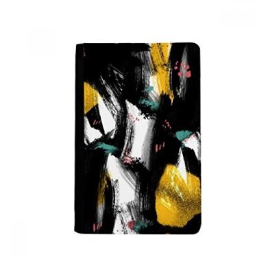 Imagem de Porta-passaporte padrão ilustração de grão arte grafite notecase burse capa carteira porta-cartão, Multicolor