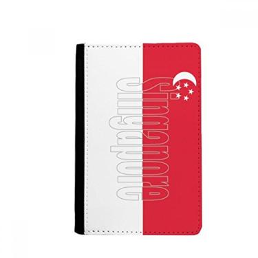 Imagem de Porta-passaporte com nome da bandeira do país de Cingapura Notecase Burse carteira porta-cartão, Multicolor