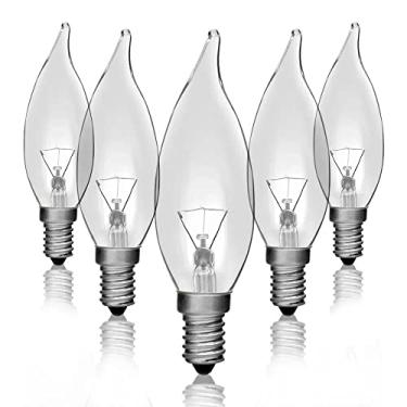 Imagem de Kit 10 Lâmpada Vela Bico Torto Fosca E-14 40w 127v