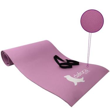 Imagem de Tapete Yoga Mat Exercícios Df1030 50X180cm 5mm Rosa Dafoca Sports