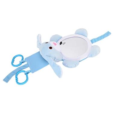 Imagem de Espelho para banco traseiro de bebê, espelho de visão de bebê em forma de cachorro, grosso, ângulo amplo de pelúcia, para veículo recém-nascido, para crianças, carro para crianças (filhote)