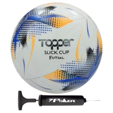 Imagem de Bola Futsal Topper Slick Cup Oficial + Bomba De Ar - Penalty