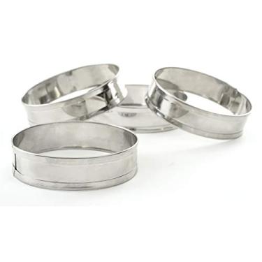 Imagem de Norpro 3776 Stainless Steel English Muffin Rings, Set of 4