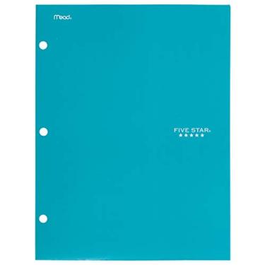 Imagem de Pasta Five Star com 4 bolsos, 2 bolsos e 2 bolsos adicionais, azul-petróleo (72087)