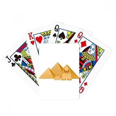 Imagem de DIYthinker Egypt Pyramid Esphinx Art Pattern Poker Playing Magic Card Jogo de tabuleiro divertido