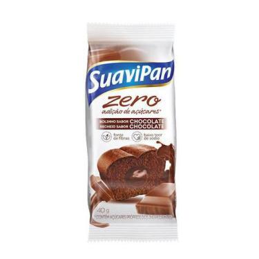 Imagem de Bolo De Chocolate Recheado De Chocolate Suavipan 40 G