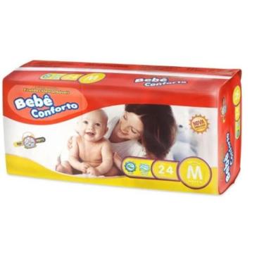 Imagem de Fralda Infantil Bebe Conforto Intermediaria M C/24