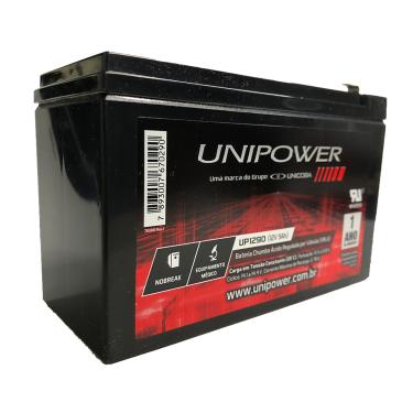 Imagem de Bateria Unipower para Nobreak UP1290-06C025 F187 12V 9.0Ah