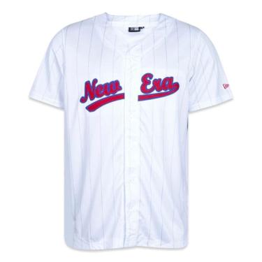 Imagem de Camisa New Era Beisebol Jersey Masculino - Branco