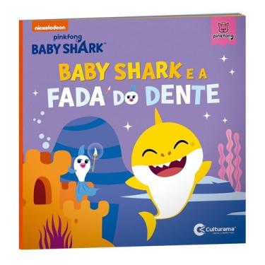 Imagem de Livro infantil baby shark E A fada do dente conto p/ criança