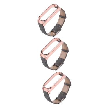 Imagem de 3 Pecas pulseira bracelete fashion stylus pulso de substituição assistir capa à prova de choque suprimentos de relógio elegante acessório de relógio vintage Fivela