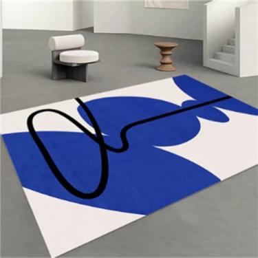 Imagem de Tapete da sala de estar, sofá, mesa de café, quarto, cama completa, cobertor lateral, janela saliente, 10,140x200cm