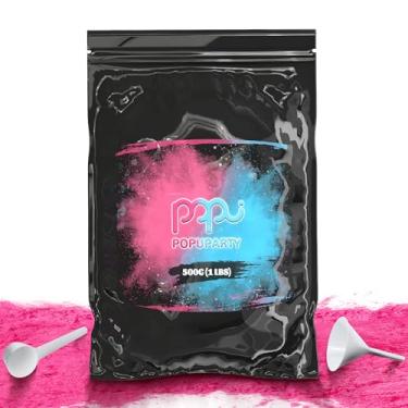Imagem de 1 pacote de pó preto revelador de gênero - 0,5 kg rosa em pó – perfeito para revelação de gênero de bebê, queima de carro, lançamento de cores, sessões de fotos, helicópteros