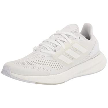 Imagem de adidas Tênis de corrida feminino Pureboost 22, Branco/branco cristal., 36