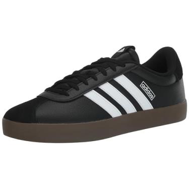 Imagem de adidas Tênis masculino Vl Court 3.0, Preto/Branco/Goma, 45